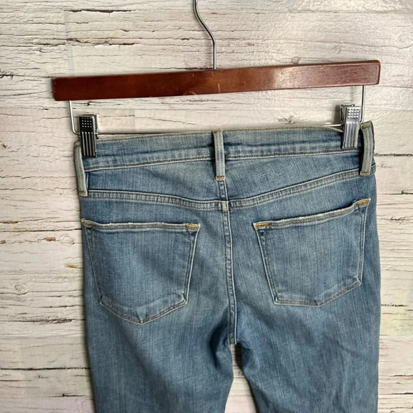 Frame Le  High Straight Jeans distressed size 24 - Picture 6 of 9